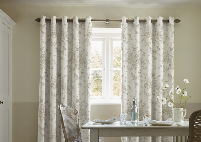 Shabby Chic by Rachel Ashwell Garden Floral, Warm Natural - Made to Measure Curtains - Image 3